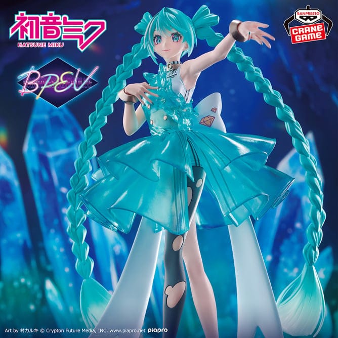 Banpresto - Hatsune Miku - BPEV Emerald Jewel Ver. Figure (Illustration by Murakalki) - Image 2