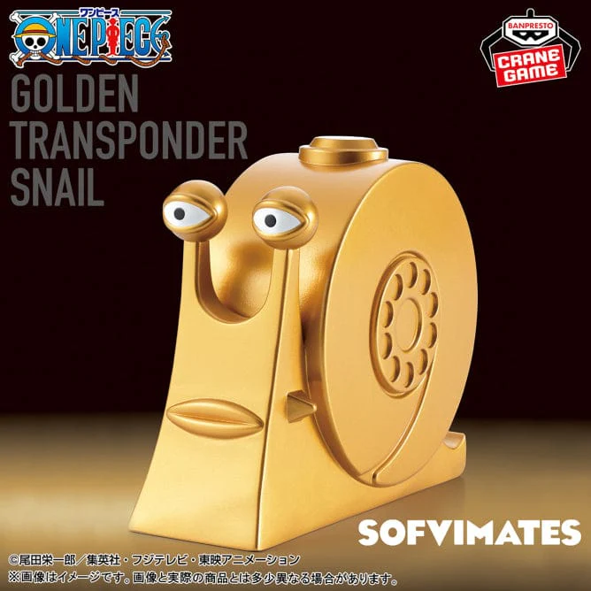 Banpresto - ONE PIECE - Golden Den Den Mushi Sofvimates Figure