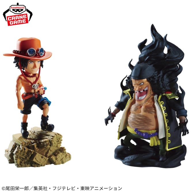 Banpresto - ONE PIECE - Portgas D. Ace vs. Marshall D. Teach World Collectible Figure Log Stories - Image 2