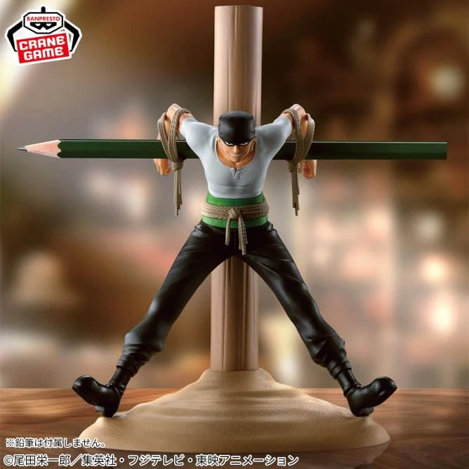Banpresto - One Piece - Roronoa Zoro, Figlife! Pen Stand Figure - Image 4