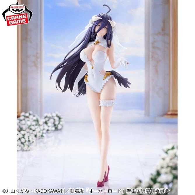 Banpresto - Overlord- Albedo Wedding Dress Ver. Glitter & Glamours Figure - Image 8