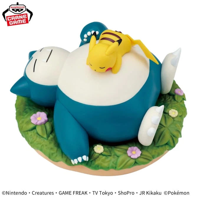 Banpresto - Pokémon - Pikachu & Snorlax Relaxing Time Figure