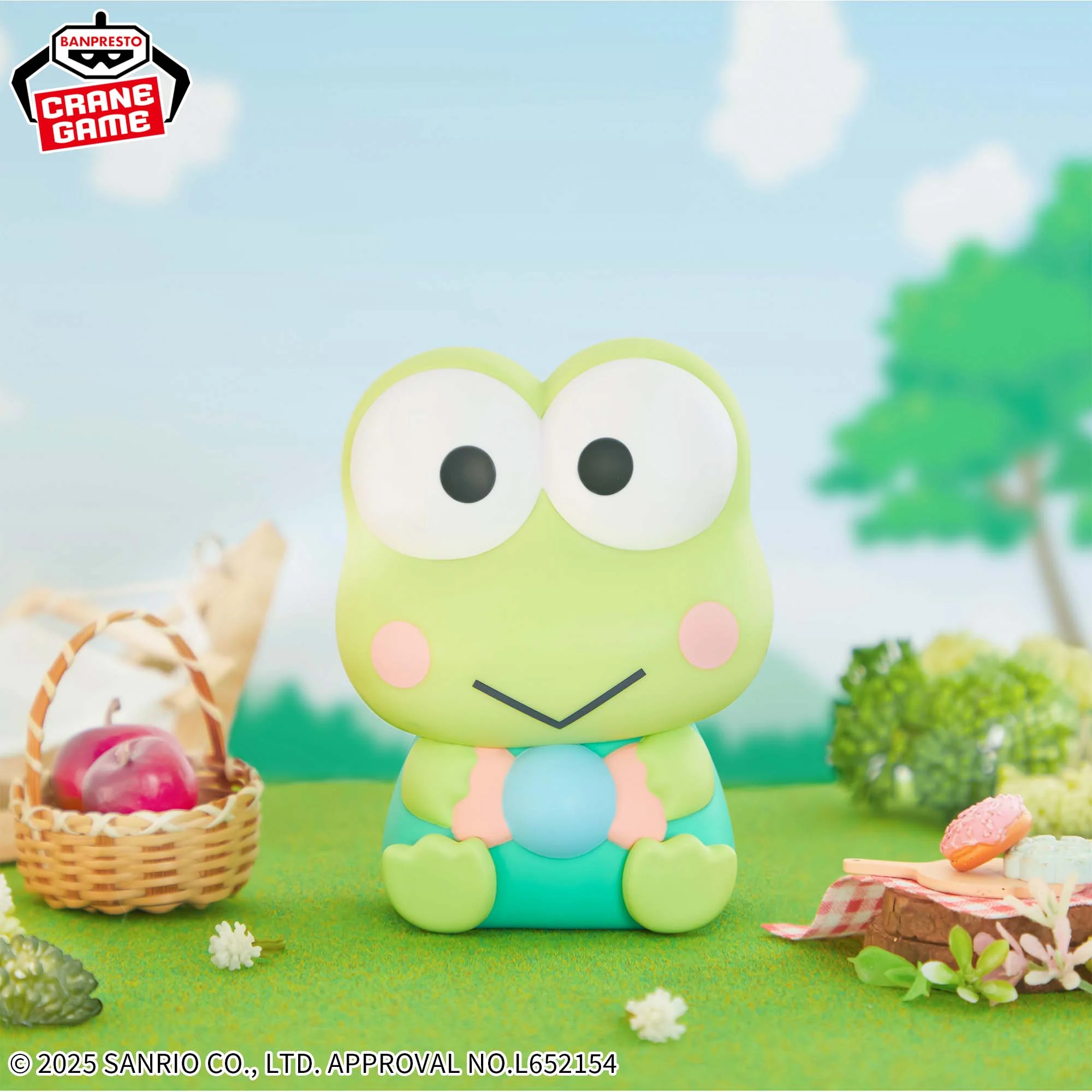 Banpresto - Sanrio Characters - Kerokerokeroppi Sofvimates Figure - Image 3