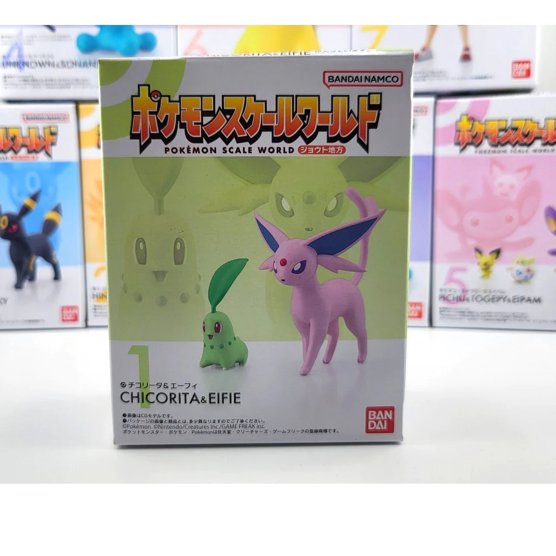 [Blind Box] Pokémon Johto Region Chikorita & Effie - Bandai Scale World - Image 2