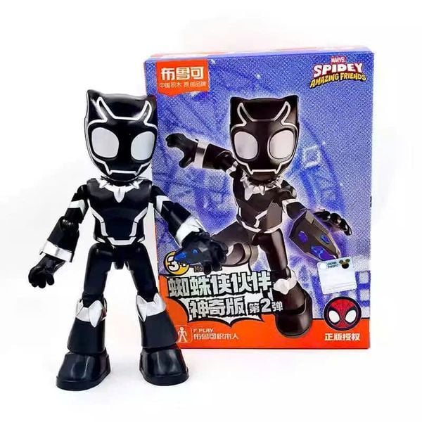 BLOKEES Figures - Magic Blocks Black Panther-T'Challa Spidey AL02 - Image 2