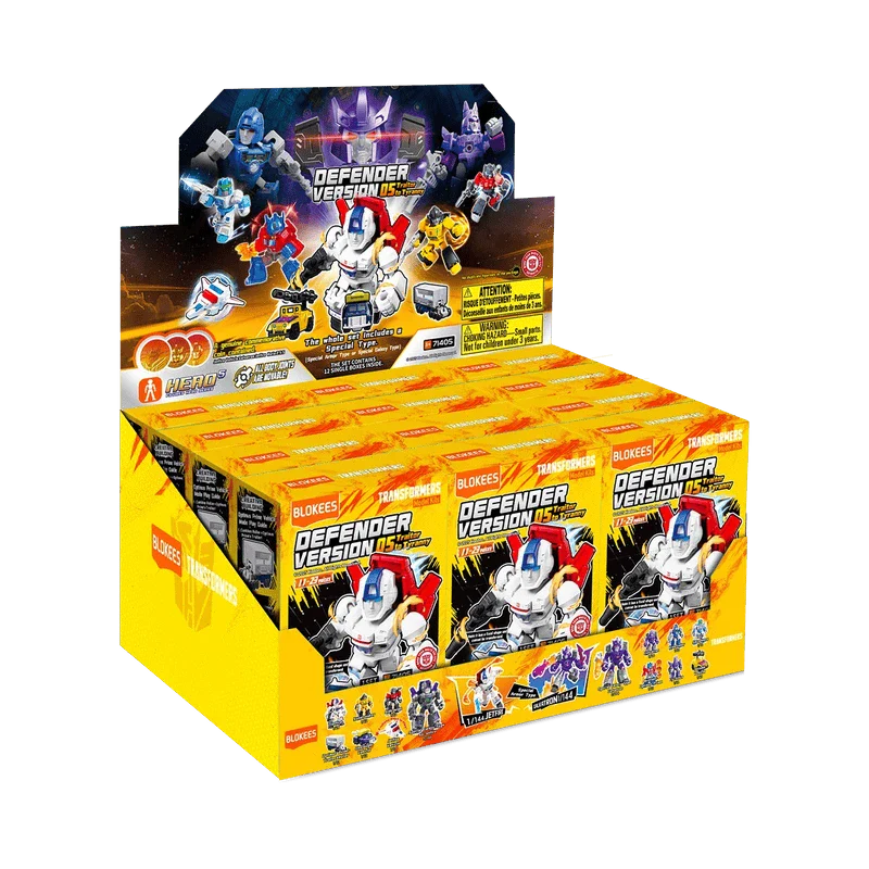 Blokees Transformers - Defender Version 05 Traitor to Tyranny Action Figures Set (Box of 12)