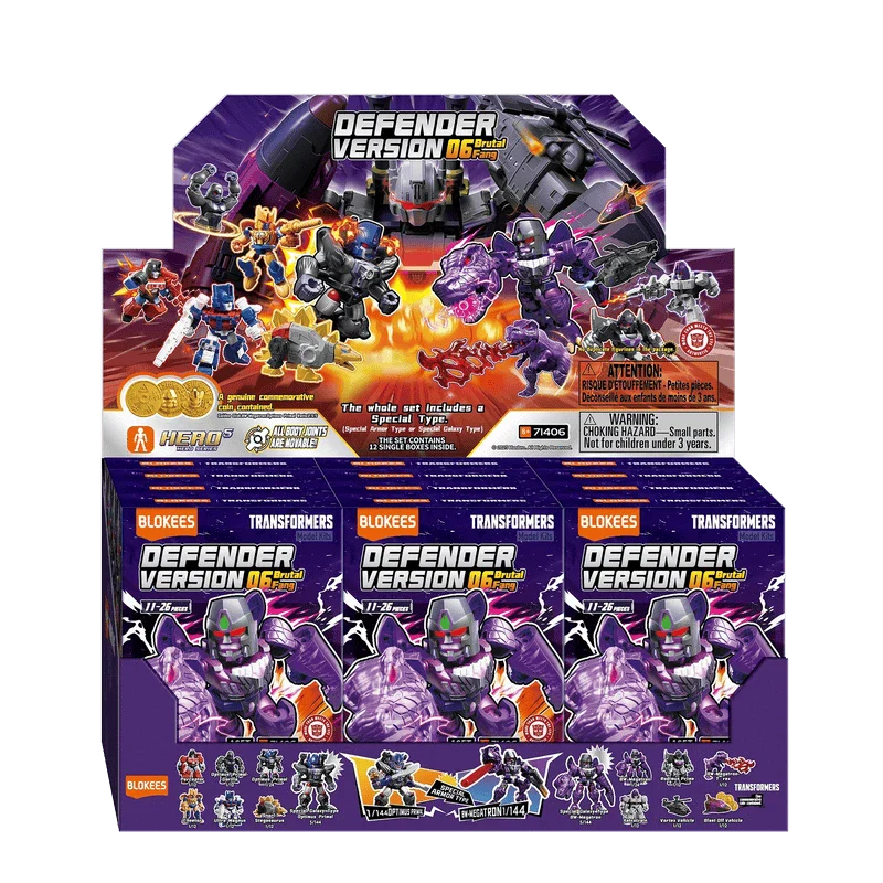 Blokees Transformers Defender Version 06 Brutal Fang (Box of 12)