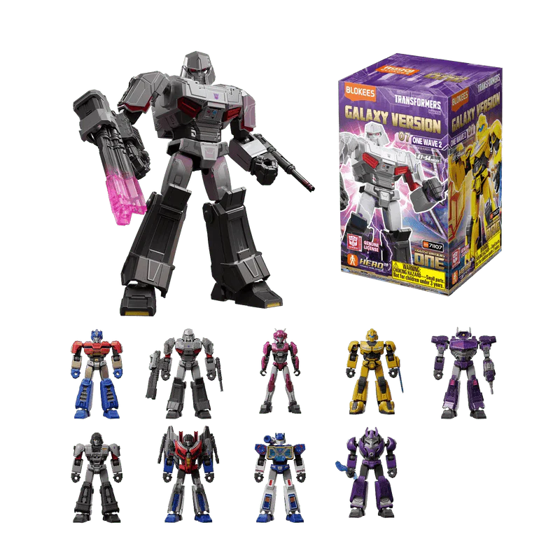 Blokees Transformers Galaxy Version 07 One Wave 2 Box Of 9 Collectible Figures - Image 2