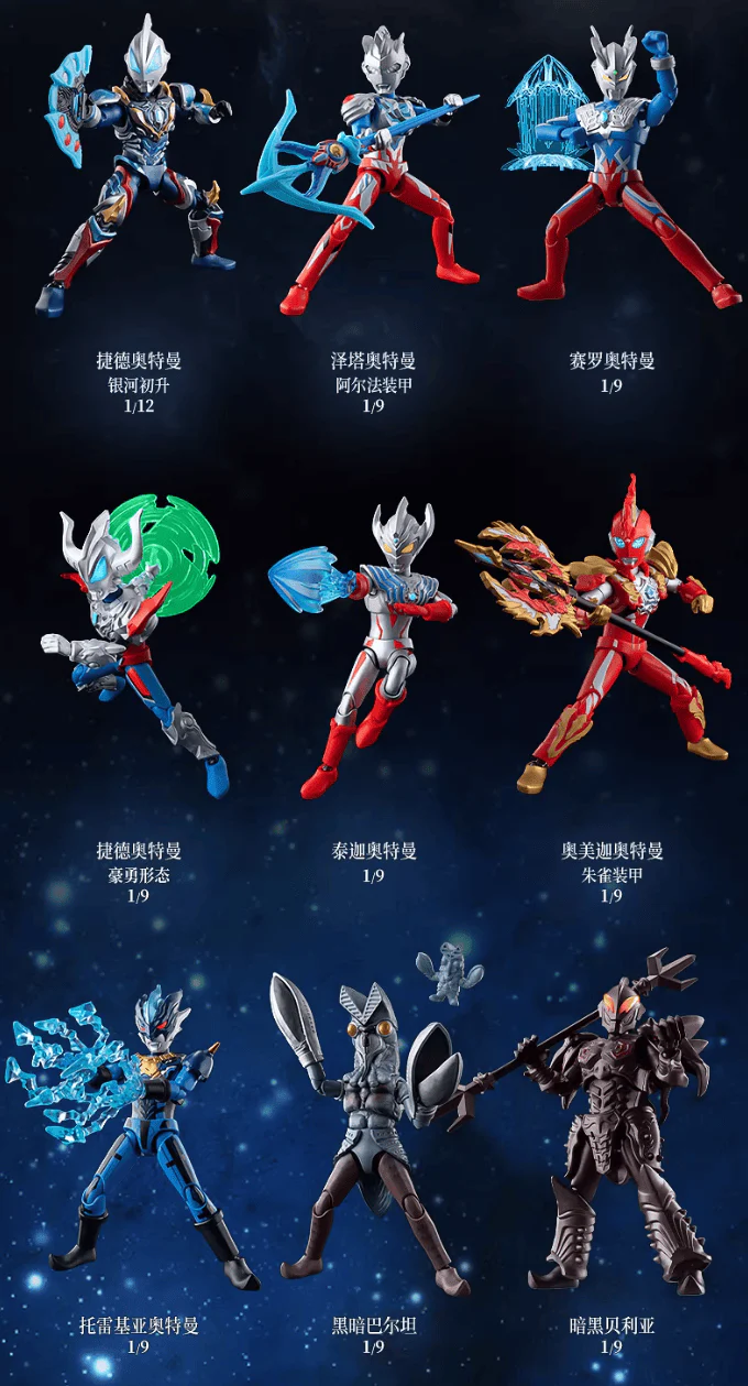 Blokees Ultraman Galaxy Version S(GVS) 01 - Return of the Light Force (Box of 9) - Image 7