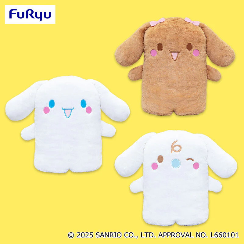 Cinnamoroll Line Up Dormie Friends Plush - Cinnamoroll, Mocha and Milk (19 Inches) - Image 2