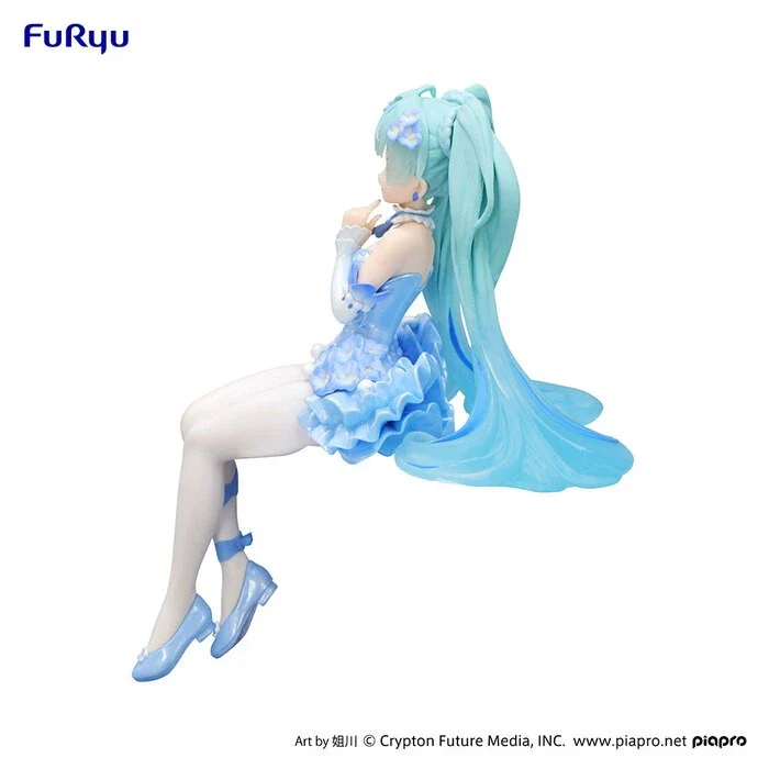 FuRyu - Hatsune Miku Noodle Stopper Figure Nemophila Pale Blue Ver. - Image 3