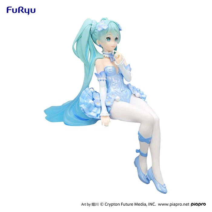 FuRyu - Hatsune Miku Noodle Stopper Figure Nemophila Pale Blue Ver. - Image 4