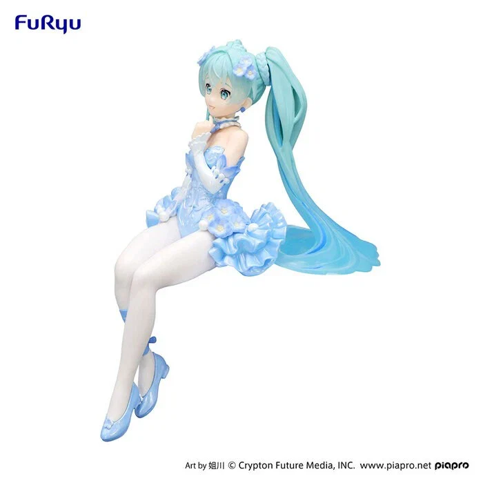 FuRyu - Hatsune Miku Noodle Stopper Figure Nemophila Pale Blue Ver. - Image 5