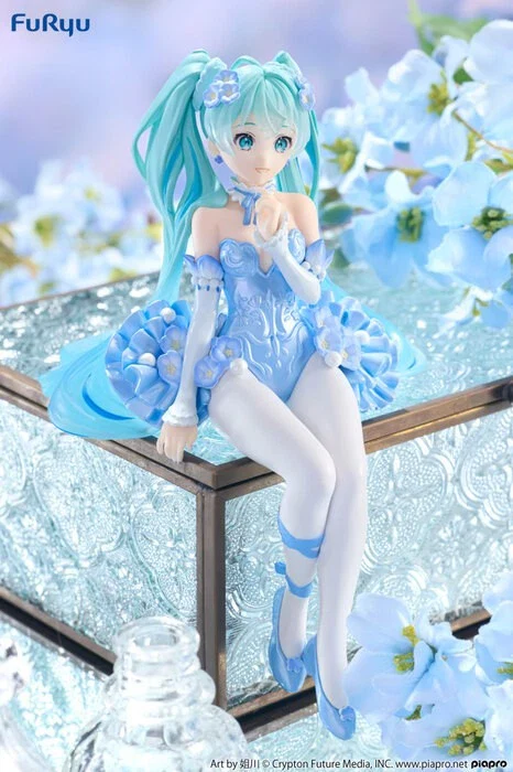 FuRyu - Hatsune Miku Noodle Stopper Figure Nemophila Pale Blue Ver. - Image 6
