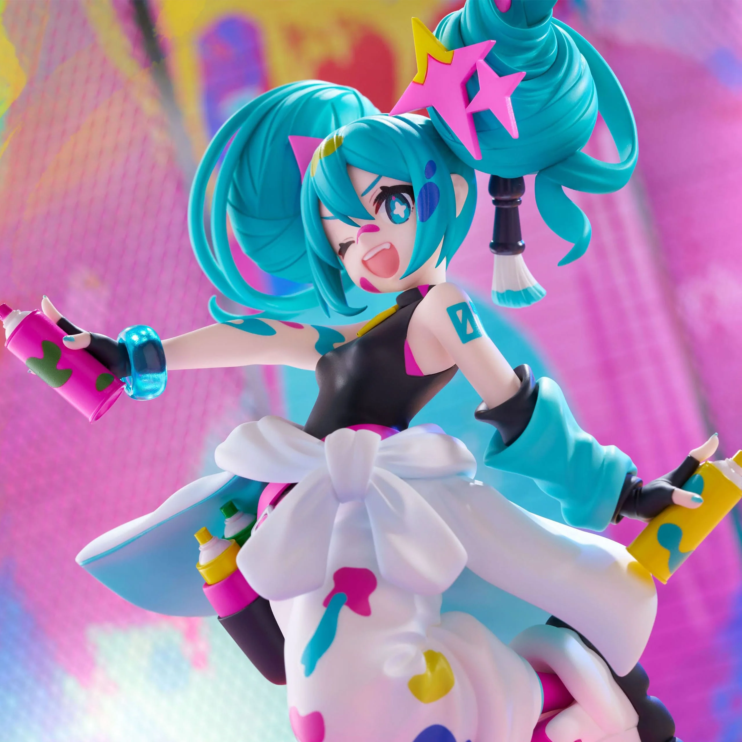 FuRyu - Hatsune Miku - Paint Girl Trio-Try-iT Figure - Image 2