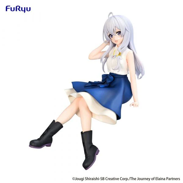 FuRyu - The Journey of Elaina - Elaina Noodle Stopper Figure Flare Skirt Ver. - Image 4