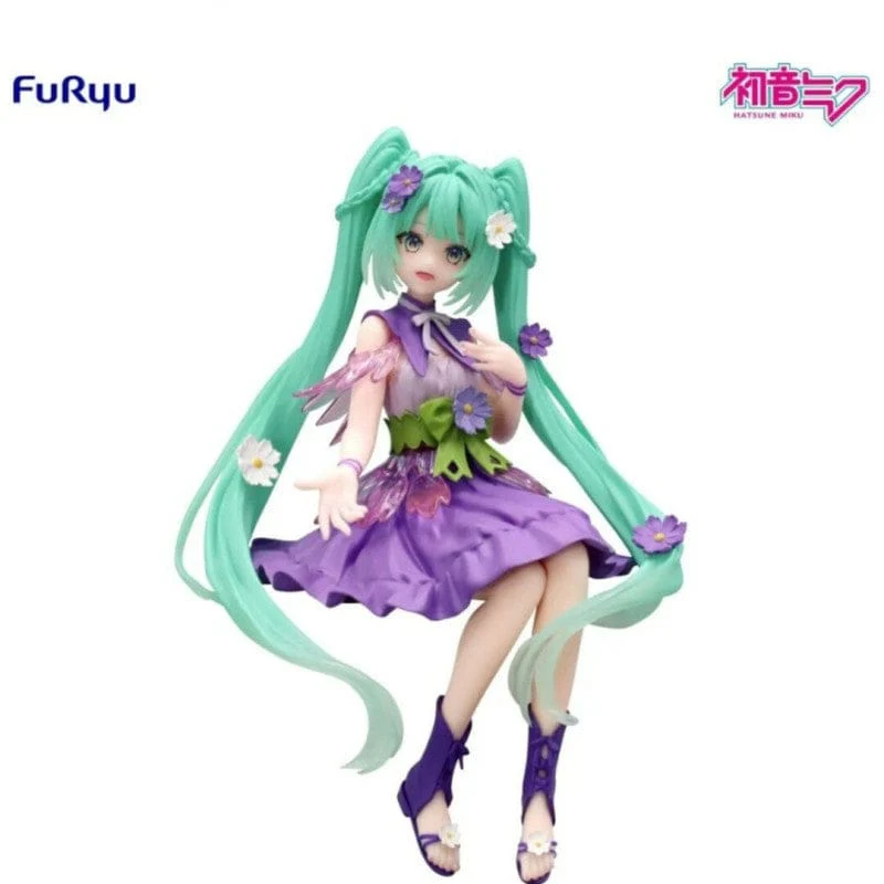 FuRyu - VOCALOID - Hatsune Miku Noodle Stopper Figure Flower Fairy Purple Cosmos