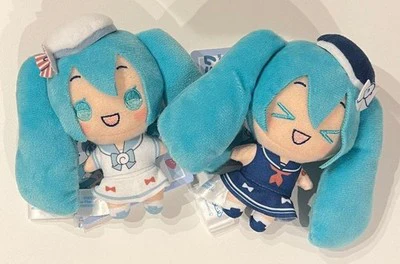 Hatsune Miku x Cinnamoroll Marine Style Plush Toy - 6 Inches - Image 2