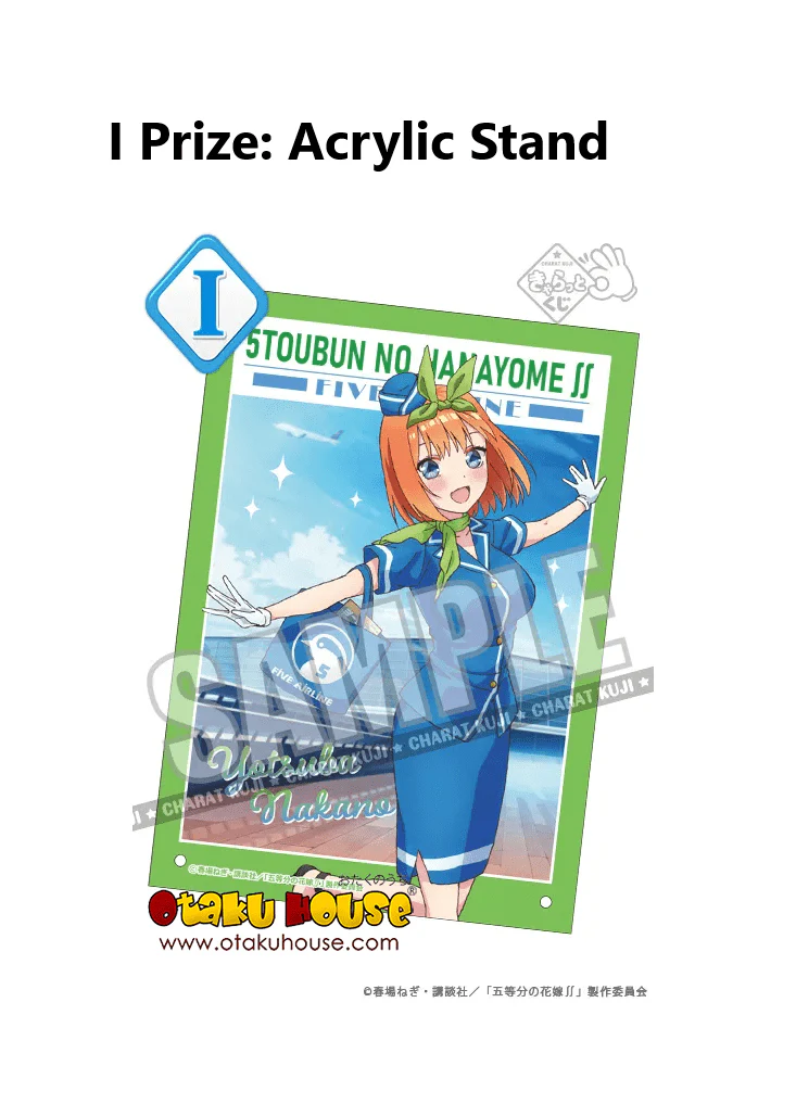 Kuji - Quintessential Quintuplets Bride - Five Airline - Image 11