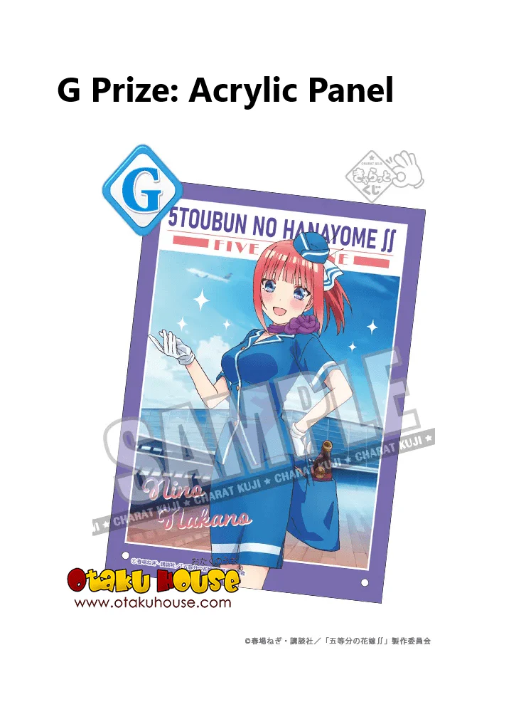 Kuji - Quintessential Quintuplets Bride - Five Airline - Image 9
