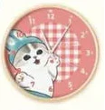 Mofusand Cat Wall Clock Decorative Home Clock - Image 3
