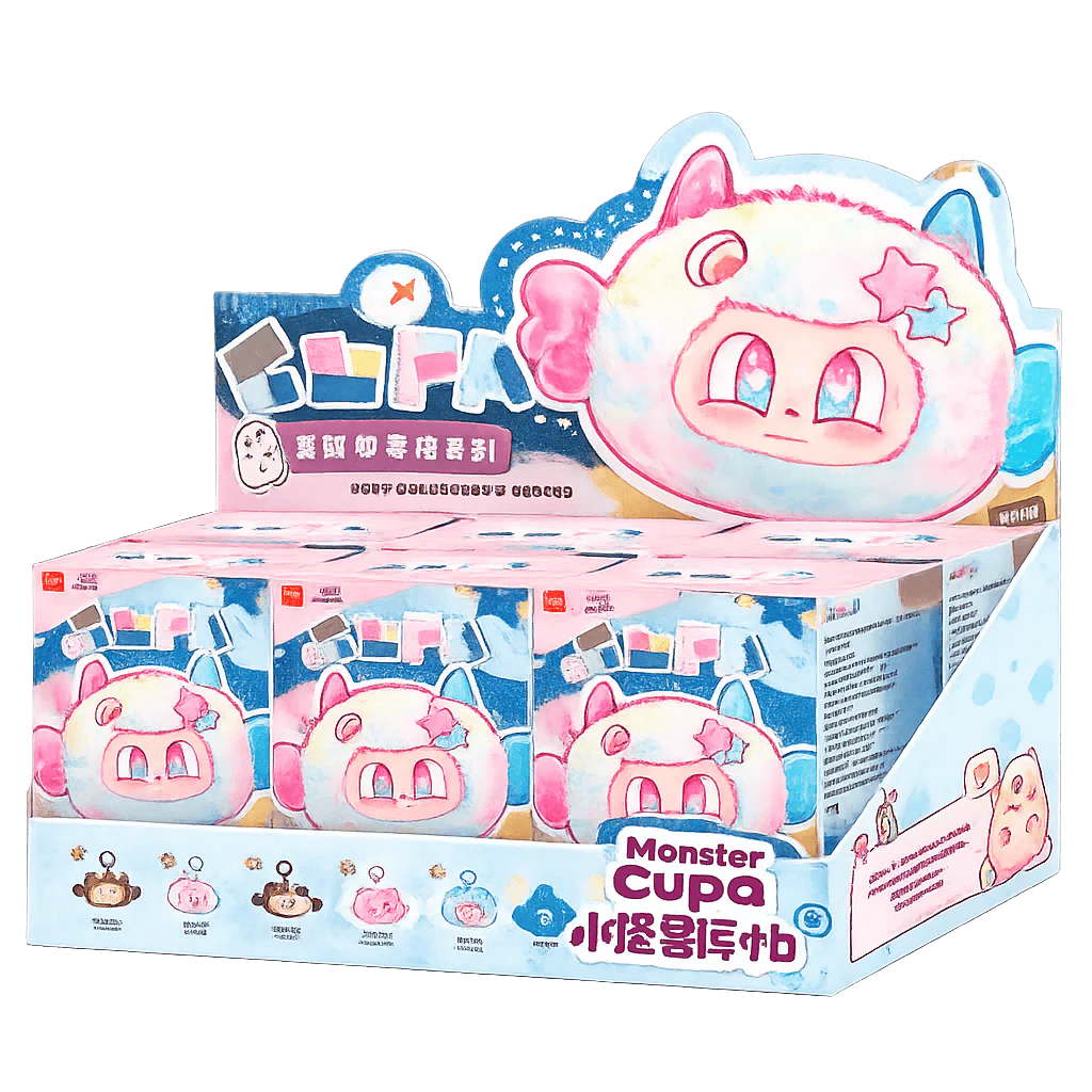 Monster Cupa Plush Badge Keychain Series<br>[Pre-Order]