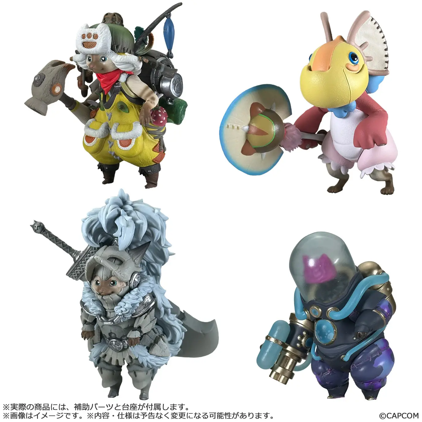 Monster Hunter Capcom Figure Builder Monster Hunter Standard Model Plus Palico Collection Vol. 1 (Box of 4pcs)<br>[Pre-Order 16/08/26]