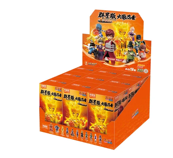 Naruto Shippuden Galaxy Version 03 Heart of a Ninja Blokees Figurine (Box of 6) - Image 2