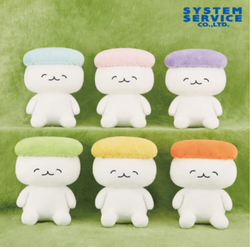 Osushidayo Colorful Sushi People Plush Toy Big - 11 Inches