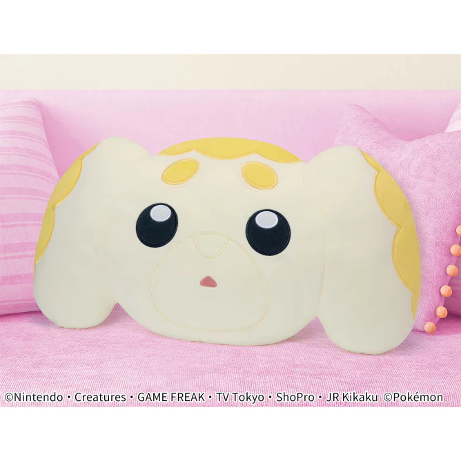 Pokemon Papi Mocc Face-Shaped Plush Cushion - 18 Inches - Image 2