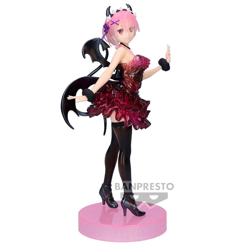 Banpresto - Re:Zero Starting Life In Another World Espresto Clear & Dressy Ram Special Color Ver Figure