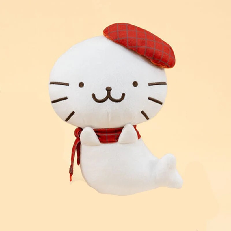 Sanrio Favorite Scarf BIG Plush Toy - Badtz-Maru & Good Hanamaru (10 Inches) - Image 4