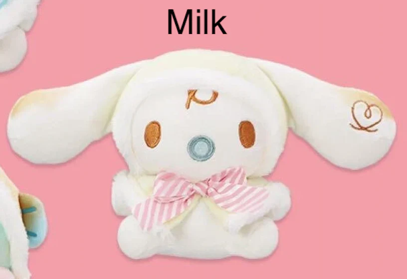 Sanrio Mashumarumu Colorful Cape Plushies - Cinnamonroll, Milk and Hangyadon (6 Inches) - Image 4