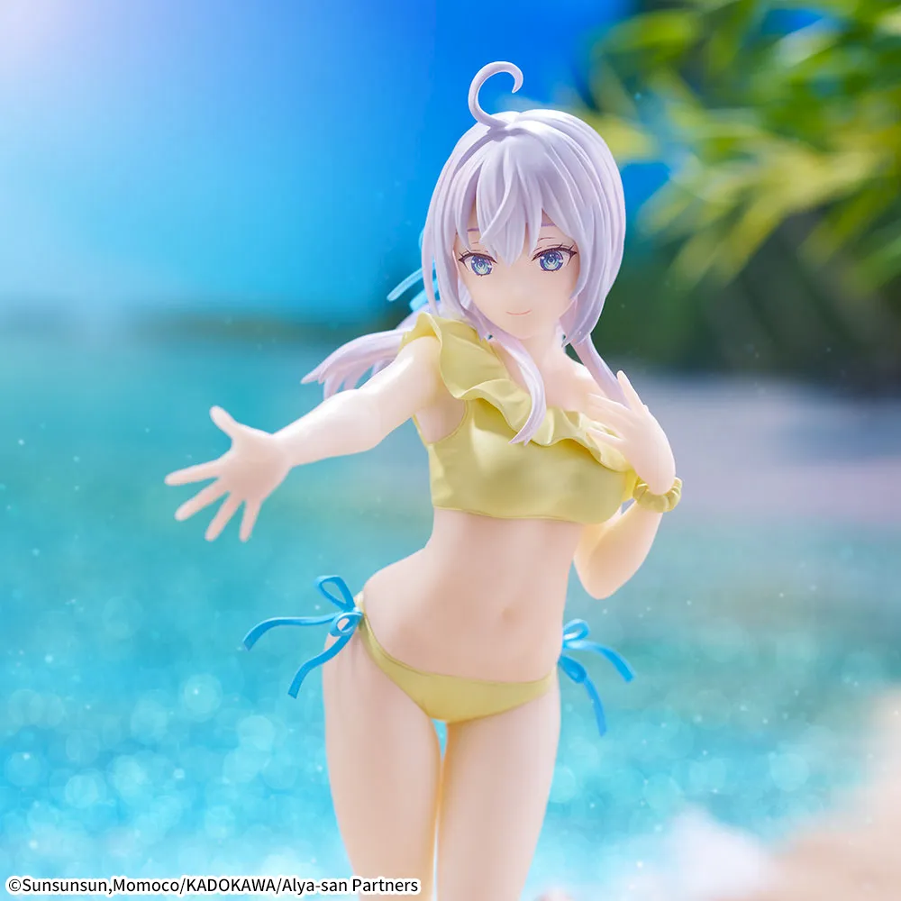 Sega - Alya-san, The Girl Next Door Who Sometimes Whispers in Russian - Arya Luminasta Swimsuit Figure - Image 3