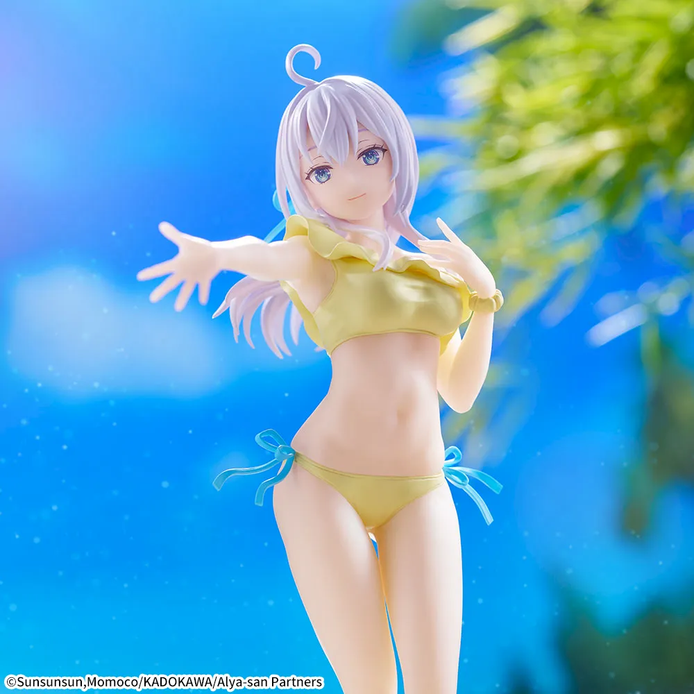 Sega - Alya-san, The Girl Next Door Who Sometimes Whispers in Russian - Arya Luminasta Swimsuit Figure - Image 4