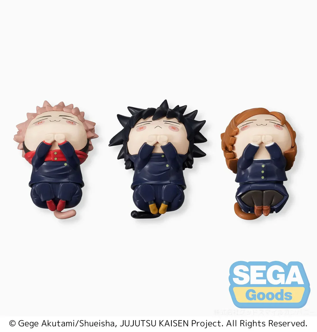 Sega - Jujutsu Kaisen Ohiruneko Mini Figure Set Yuji Megumi Nobara - 3 Inches - Image 6
