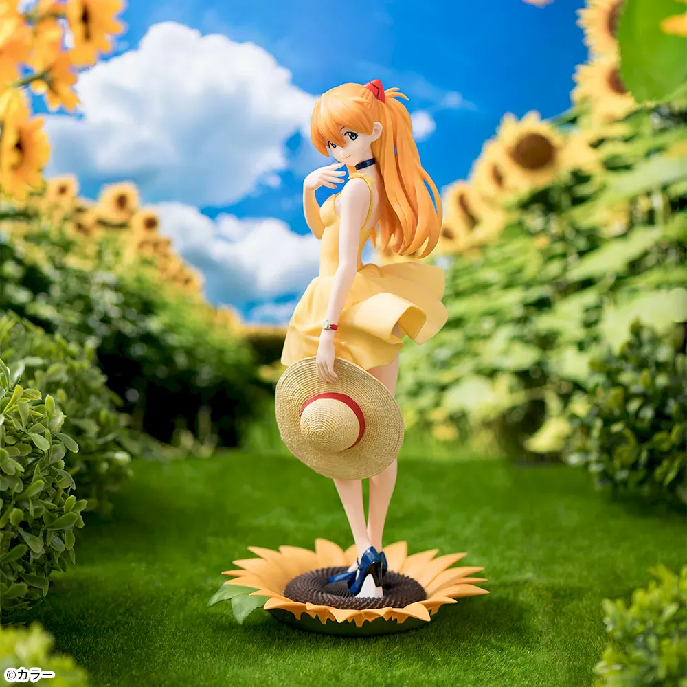 Sega-Neon Genesis Evangelion – Luminasta: Asuka Summer Dress Ver. 2 (with Sunflower Base) - Image 3