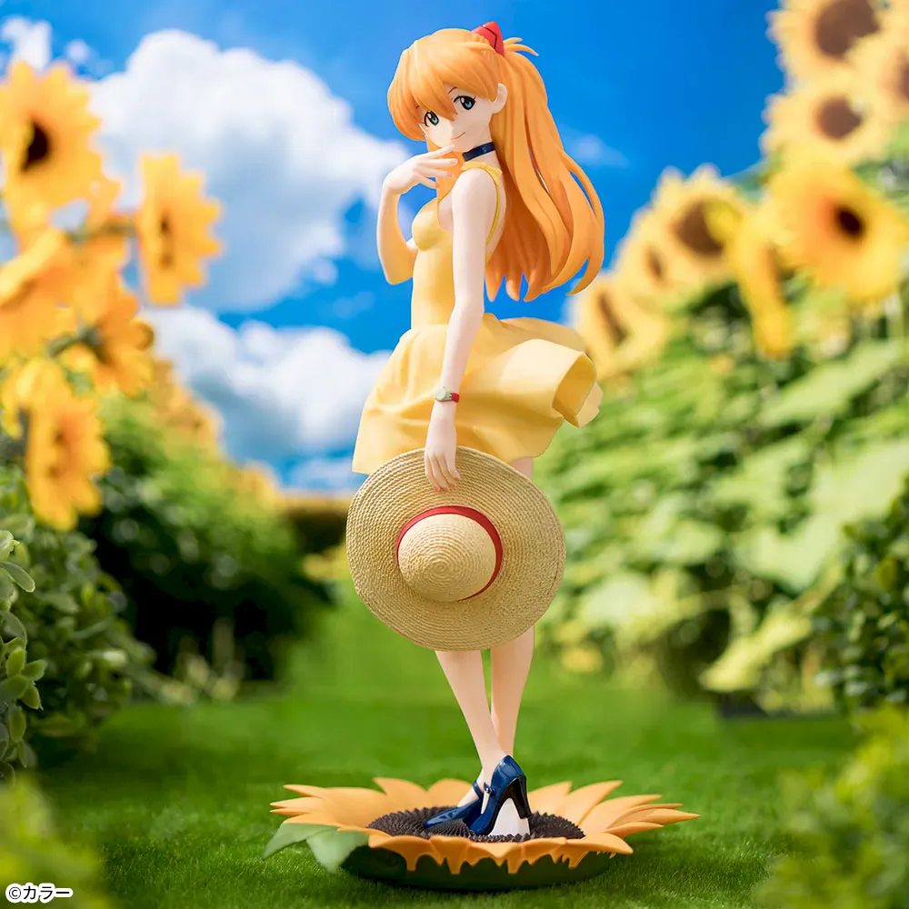 Sega-Neon Genesis Evangelion – Luminasta: Asuka Summer Dress Ver. 2 (with Sunflower Base) - Image 4