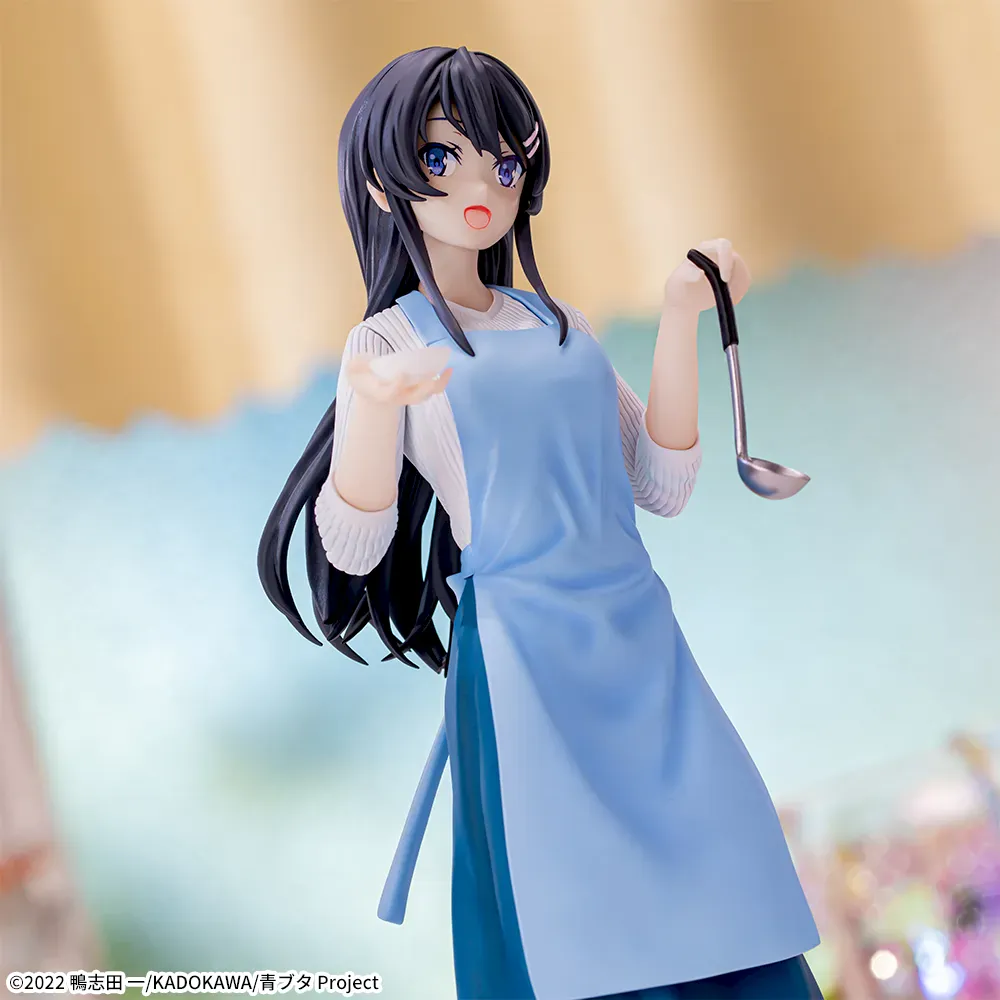 Sega - Rascal Does Not Dream of Bunny Girl Senpai - Mai Sakurajima Luminasta Apron Figure - Image 3