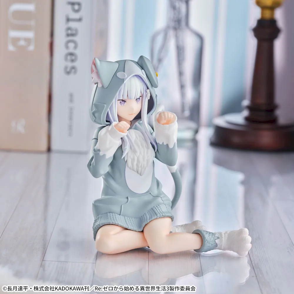 Re:ZERO -Starting Life in Another World - Emilia Yumemirize Fluffy Pack Figure - Image 2