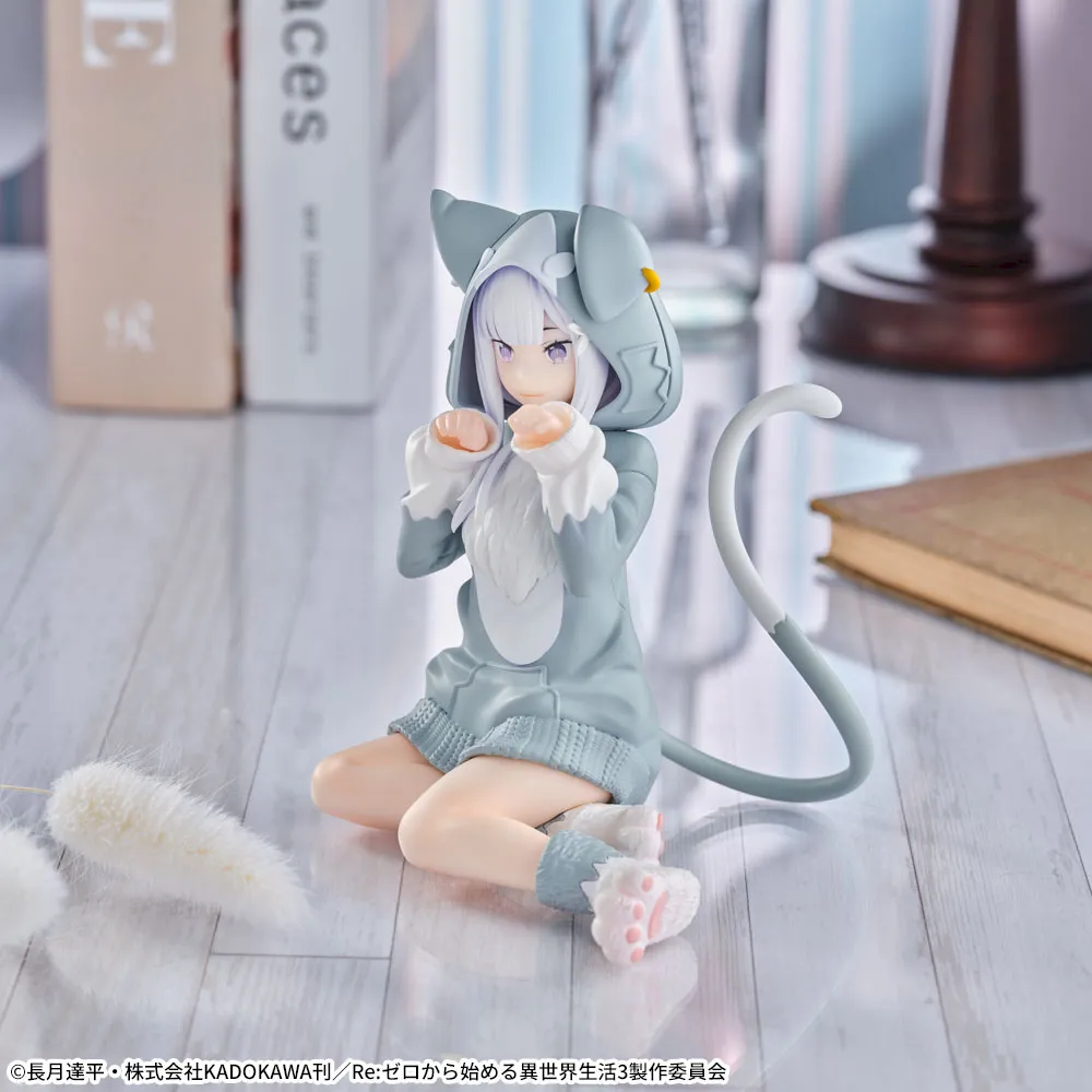 Re:ZERO -Starting Life in Another World - Emilia Yumemirize Fluffy Pack Figure - Image 4
