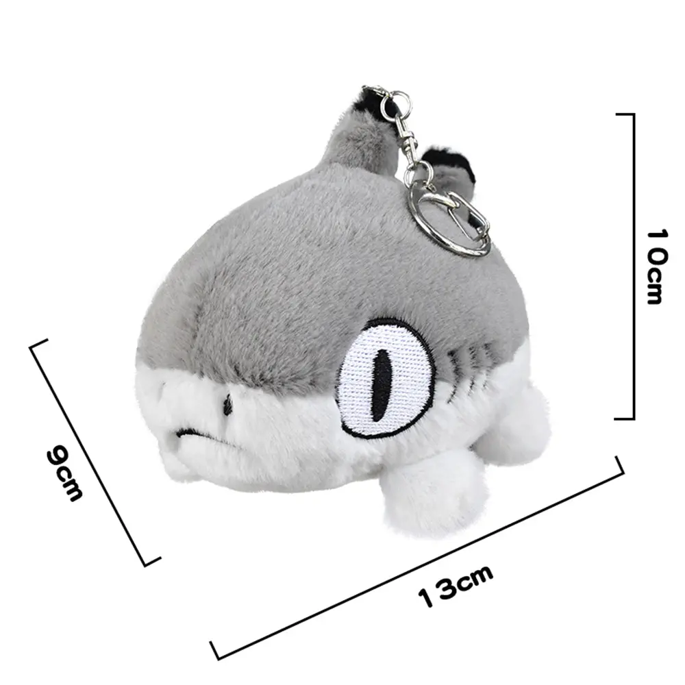 Shark Cat Plush Keychain - Gray Shark (5 Inches) - Image 2