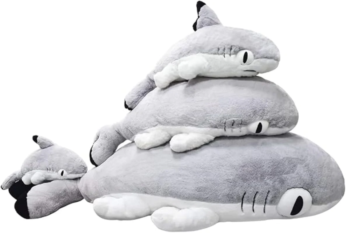 Sharkitty Plush - Gray Shark Cat XXL 100cm - Image 6