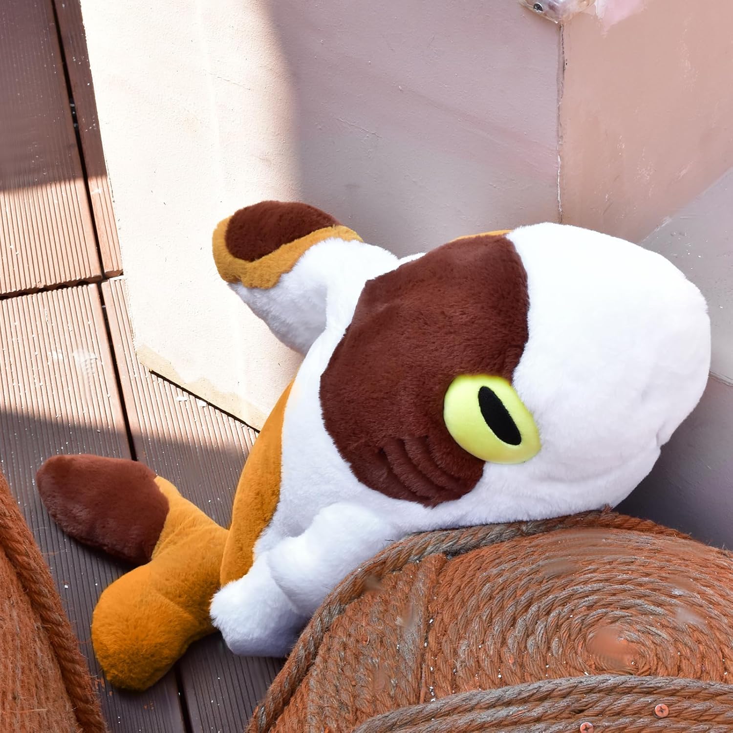 Sharkitty Plush - Calico Shark Cat XXL 100cm - Image 6