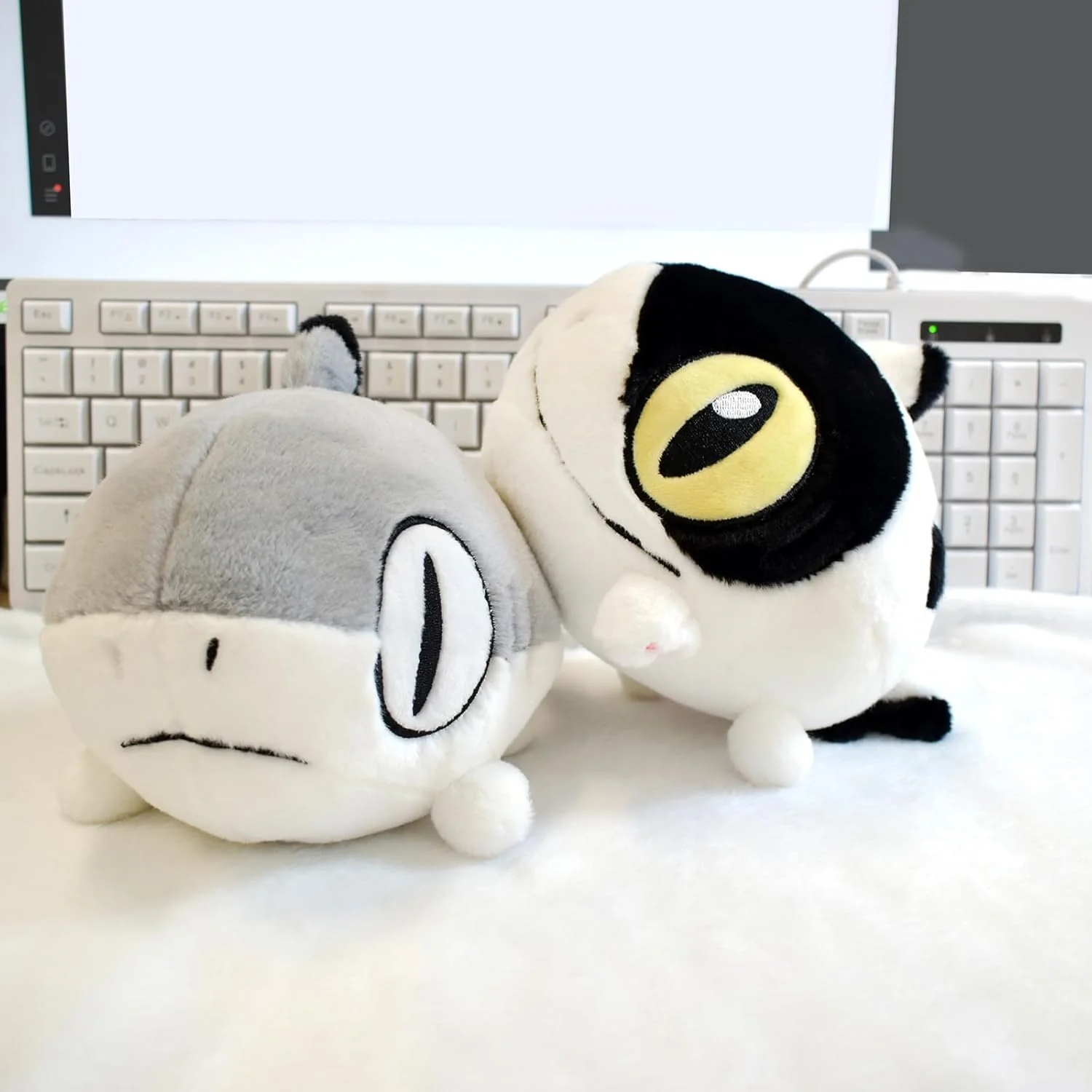 Sharkitty Shark Cat Cub Series Plush Toy - Cow 20cm - Image 3