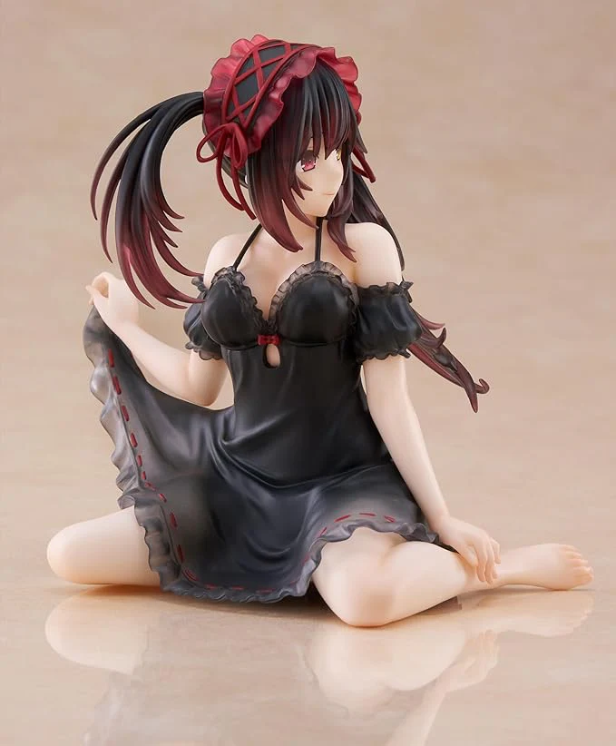 TAITO - DATE A LIVE V - Tokisaki Kurumi Desktop Cute Figure Nightwear Ver. - Image 3