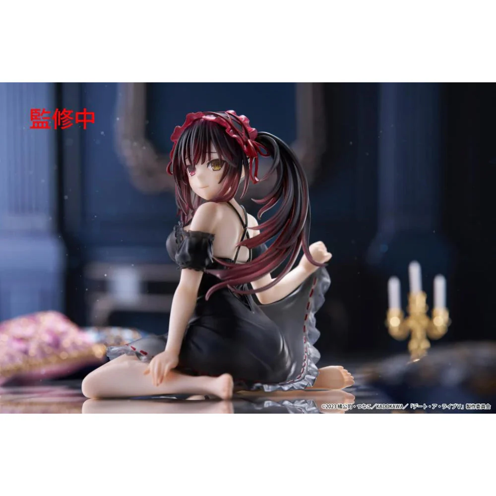 TAITO - DATE A LIVE V - Tokisaki Kurumi Desktop Cute Figure Nightwear Ver. - Image 6