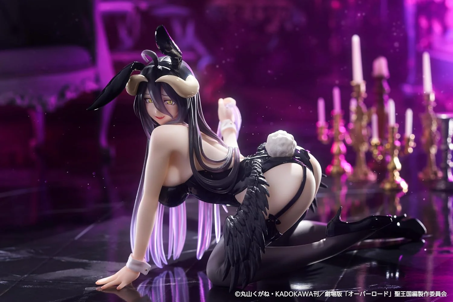 TAITO - OVERLORD - Albedo Bunny Ver. Desktop Cute Figure Renewal