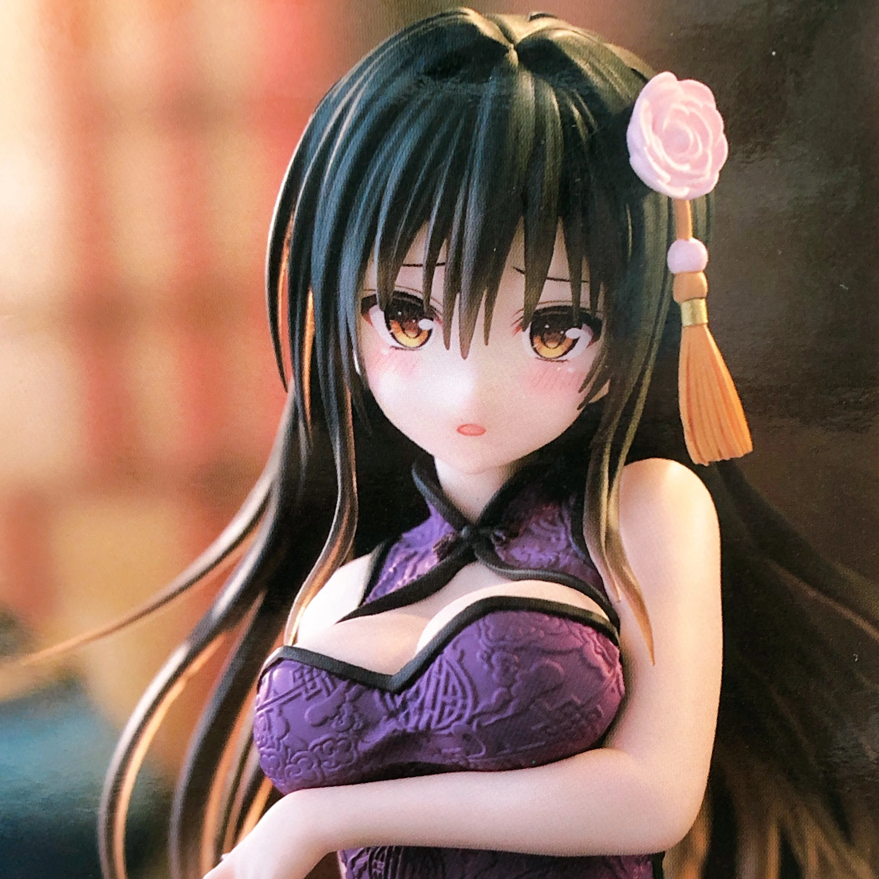 TAITO - To Love-Ru Darkness - Kotegawa Yui Chinese Dress Desktop Cute Figure - Image 2
