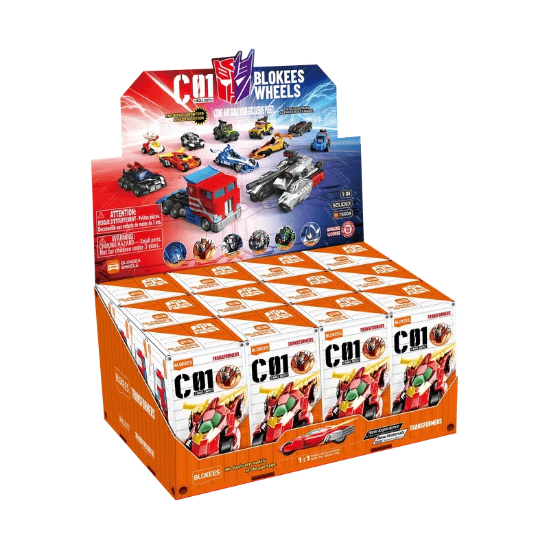 Transformers Blokees Wheels C01 Auto Prime Box of 12